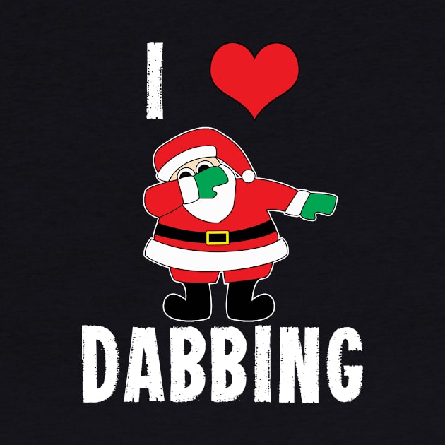 Christmas Santa I Love Dabbing Tshirt by andytruong